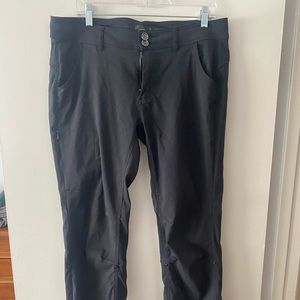 Prana Halle hiking pants size 12 short inseam black